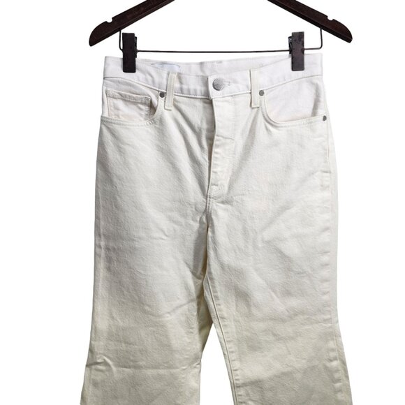 BLDWN Jeans High Rise Relaxed Powder‎ White Womens Size 28 - Picture 5 of 14